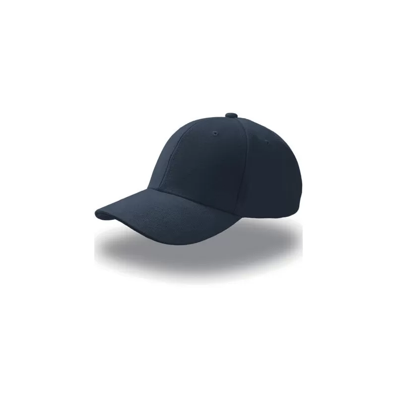 Casquette de sport 6 panneaux en coton épais, panneau structuré, 320 g/m²