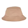 Bob enfant en coton avec bord plat, oeillets et coutures décoratives, 277 g/m²