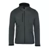 Veste Softshell 3 couches homme imperméable et respirante mulitpoches, 280 g/m²