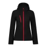Veste Softshell femme à capuche imperméable et respirante, 300 g/m²