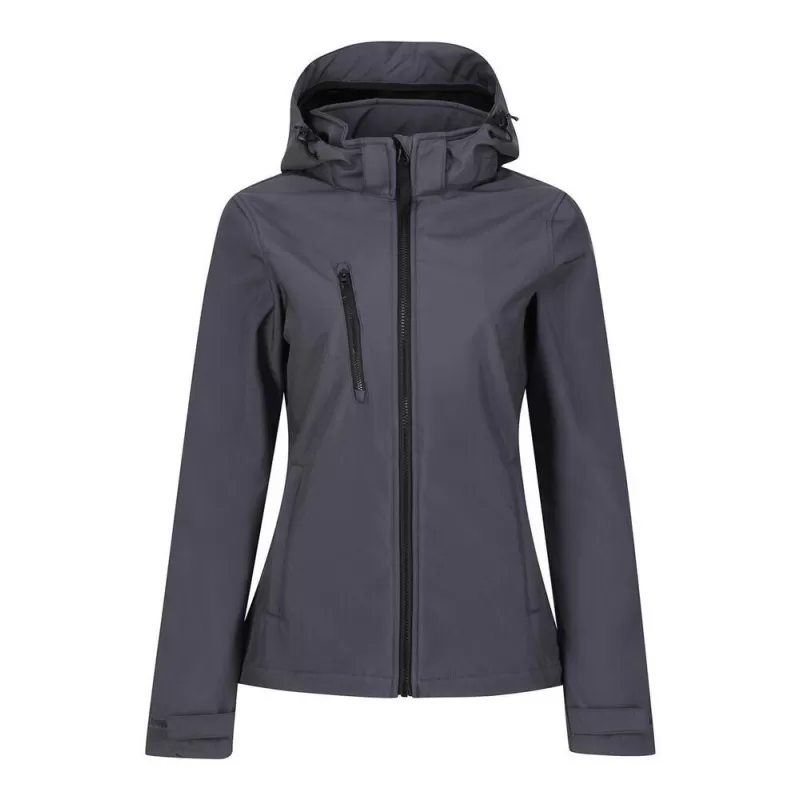 Veste Softshell femme à capuche imperméable et respirante, 300 g/m²