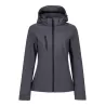Veste Softshell femme à capuche imperméable et respirante, 300 g/m²