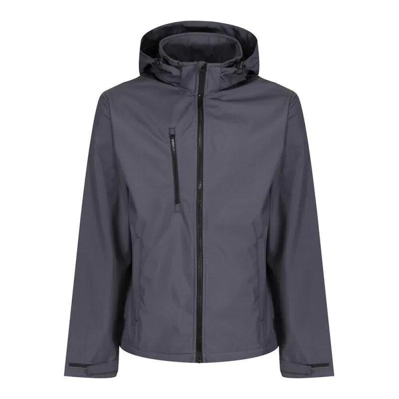 Veste Softshell homme à capuche imperméable et respirante, 300 g/m²