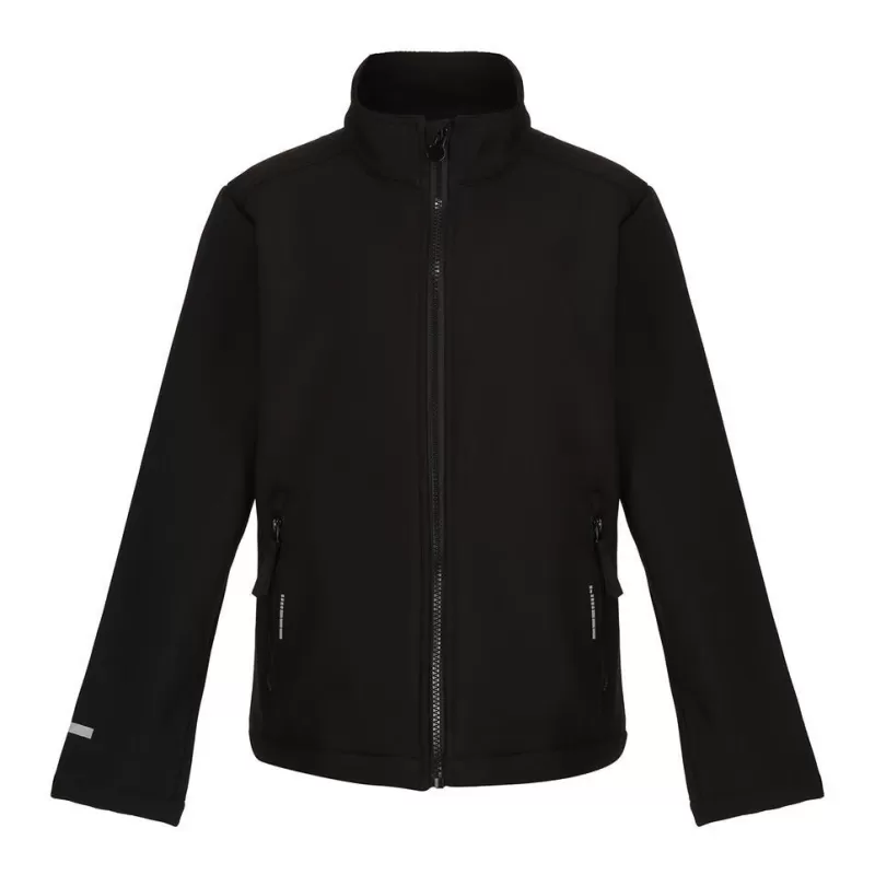 Veste Softshell enfant 2 couches coupe-vent, déperlant, 2 poches zippées, 265 g/m²