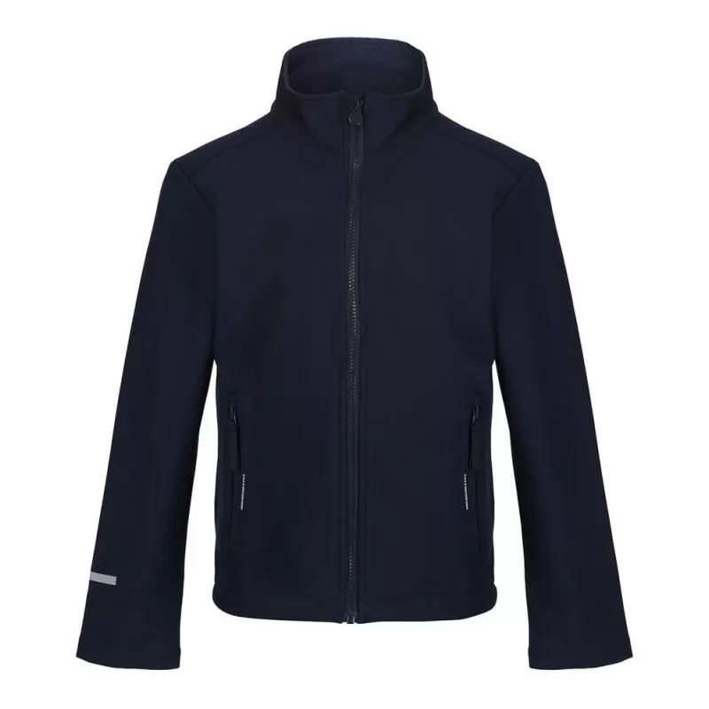 Veste Softshell enfant 2 couches coupe-vent, déperlant, 2 poches zippées, 265 g/m²