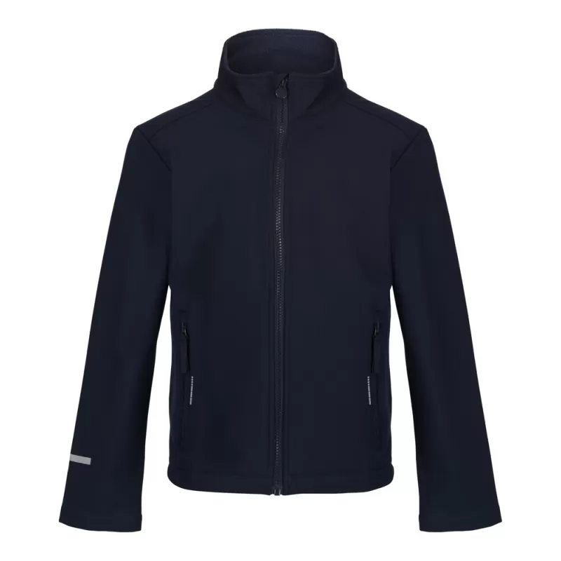 Veste Softshell enfant 2 couches coupe-vent, déperlant, 2 poches zippées, 265 g/m²