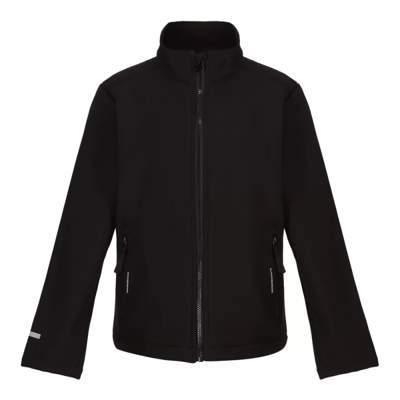 Veste Softshell enfant 2 couches coupe-vent, déperlant, 2 poches zippées, 265 g/m²