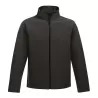 Veste Softshell homme 2 couches polyester imprimable, coupe-vent, 265 g/m²