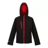 Veste Softshell enfant intérieur en polaire recyclée coupe-vent, déperlant, avec capuche