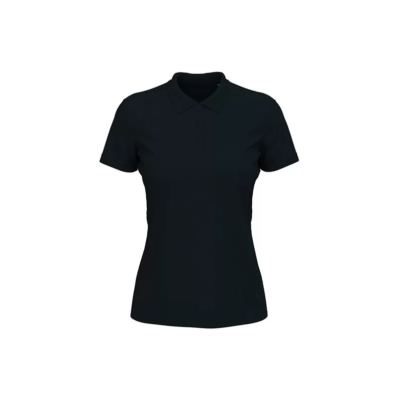 Polo femme en coton piqué haut de gamme NO LABEL, 180 g/m²