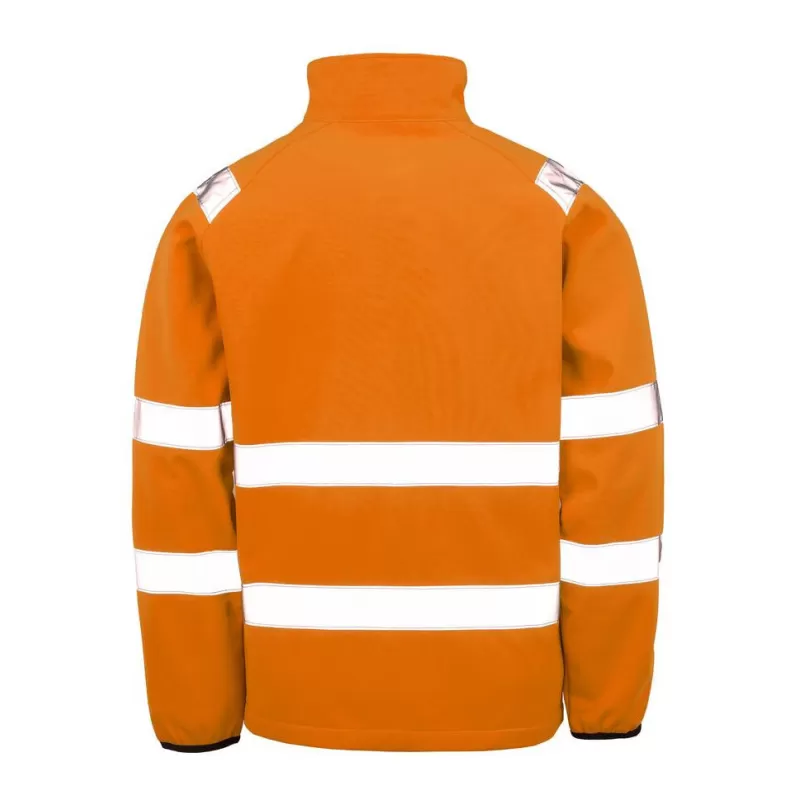 Veste softshell 2 couches haute visibilité recyclée, imperméable, respirante, 280 g/m²
