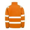 Veste softshell 2 couches haute visibilité recyclée, imperméable, respirante, 280 g/m²