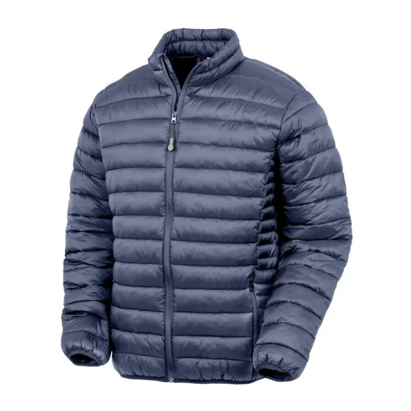 Doudoune recyclée, col montant, poches zippées, imperméable, respirante, 260 g/m²