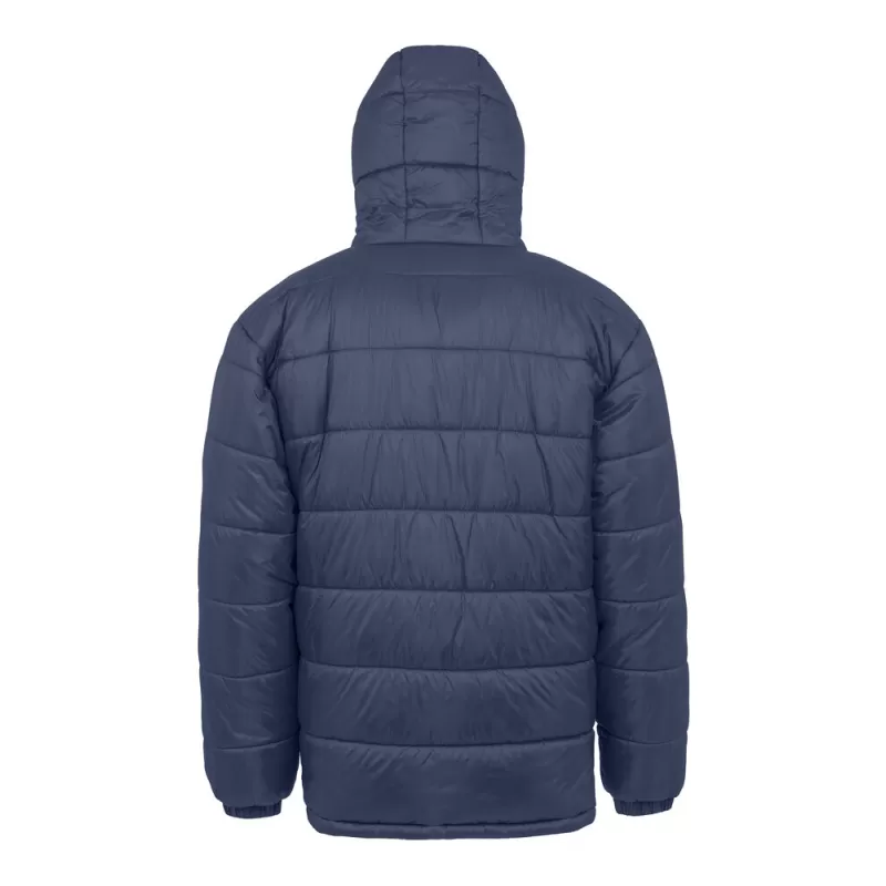 Doudoune à capuche en nylon recyclé, imperméable et respirante, coupe longue, 220 g/m²