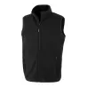 Bodywarmer polaire en polyester recyclé, fermeture éclair YKK, 280 g/m²