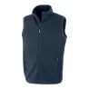 Bodywarmer polaire en polyester recyclé, fermeture éclair YKK, 280 g/m²