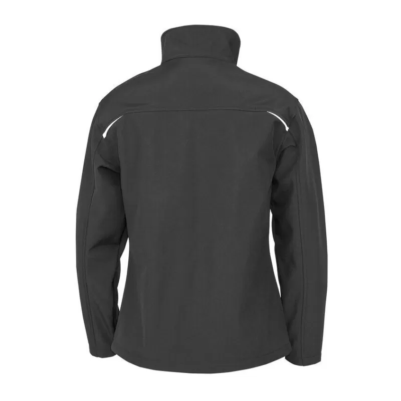 Veste softshell femme 3 couches imperméable en polyester recyclé, 300 g/m²