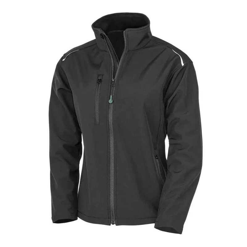 Veste softshell femme 3 couches imperméable en polyester recyclé, 300 g/m²