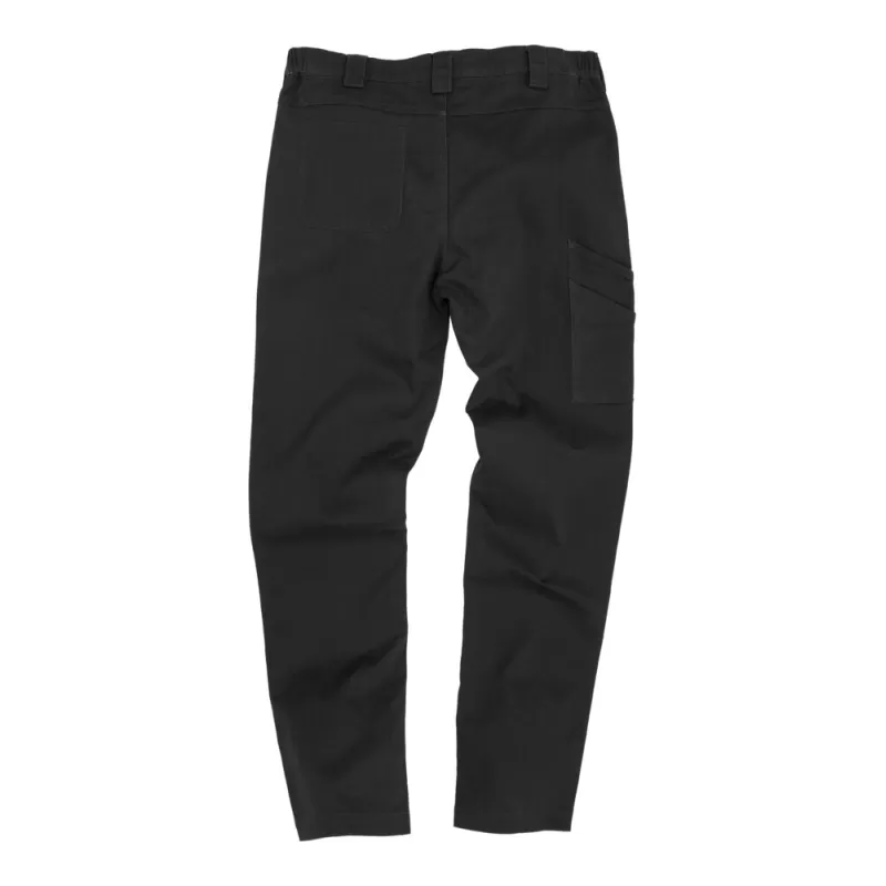 Pantalon chino stretch slim doubles coutures multi-usage, 300 g/m²