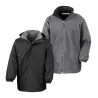 Veste polaire réversible en coupe-vent imperméable, 280 g/m²