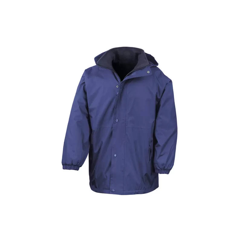 Veste polaire réversible en coupe-vent imperméable, 280 g/m²