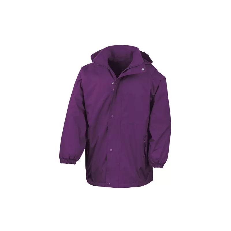 Veste polaire réversible en coupe-vent imperméable, 280 g/m²