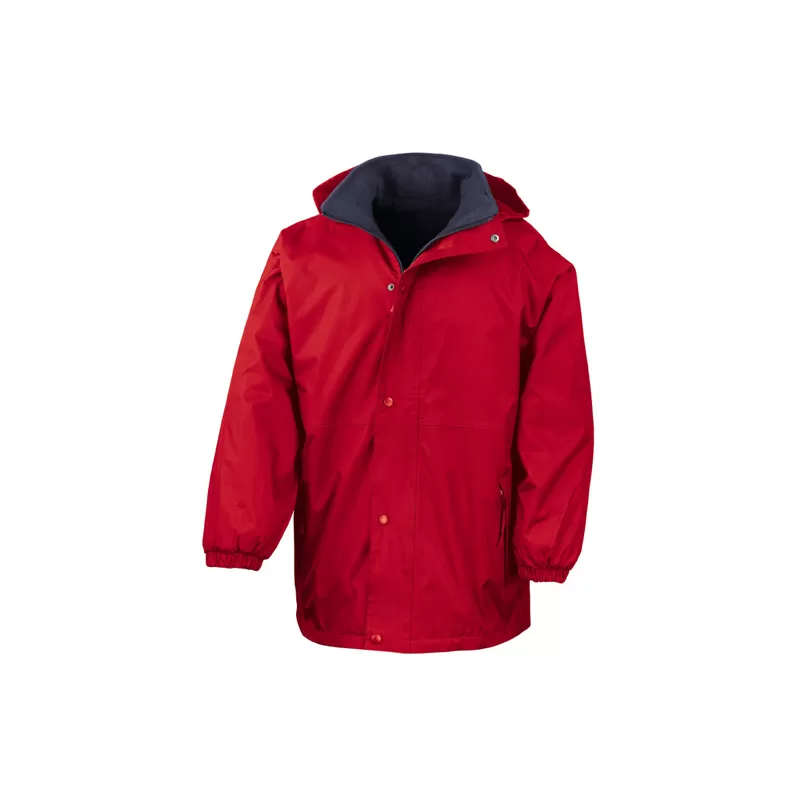 Veste polaire réversible en coupe-vent imperméable, 280 g/m²