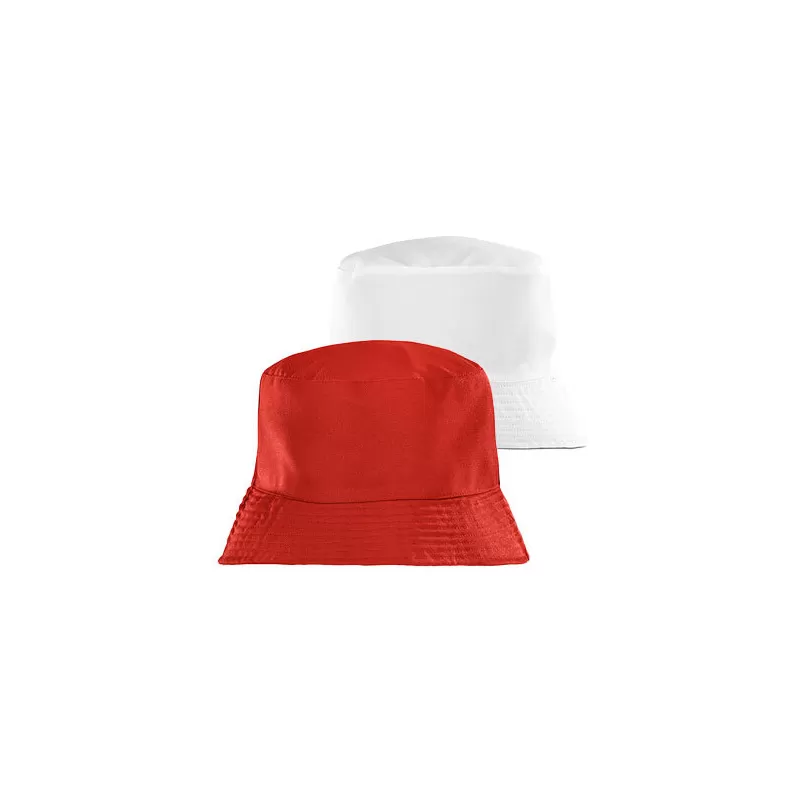 Bob réversible, large calotte de marquage, en polyester recyclé, 210 g/m²