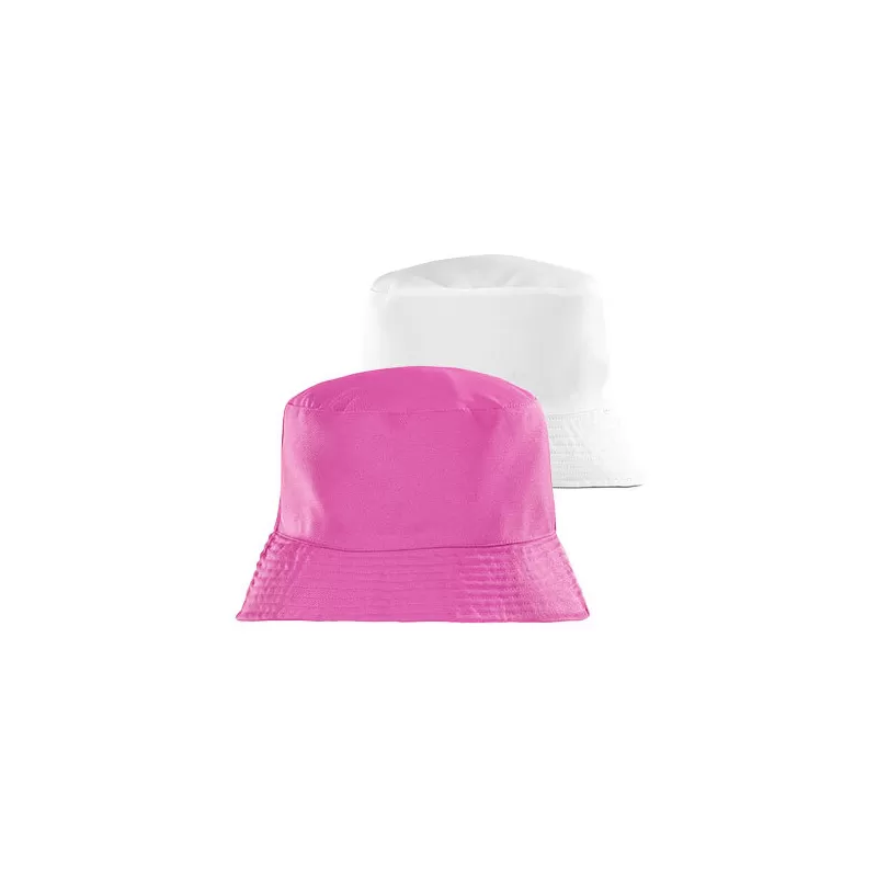 Bob réversible, large calotte de marquage, en polyester recyclé, 210 g/m²