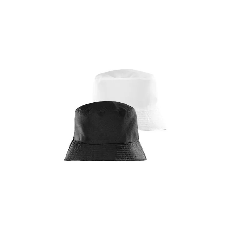 Bob réversible, large calotte de marquage, en polyester recyclé, 210 g/m²