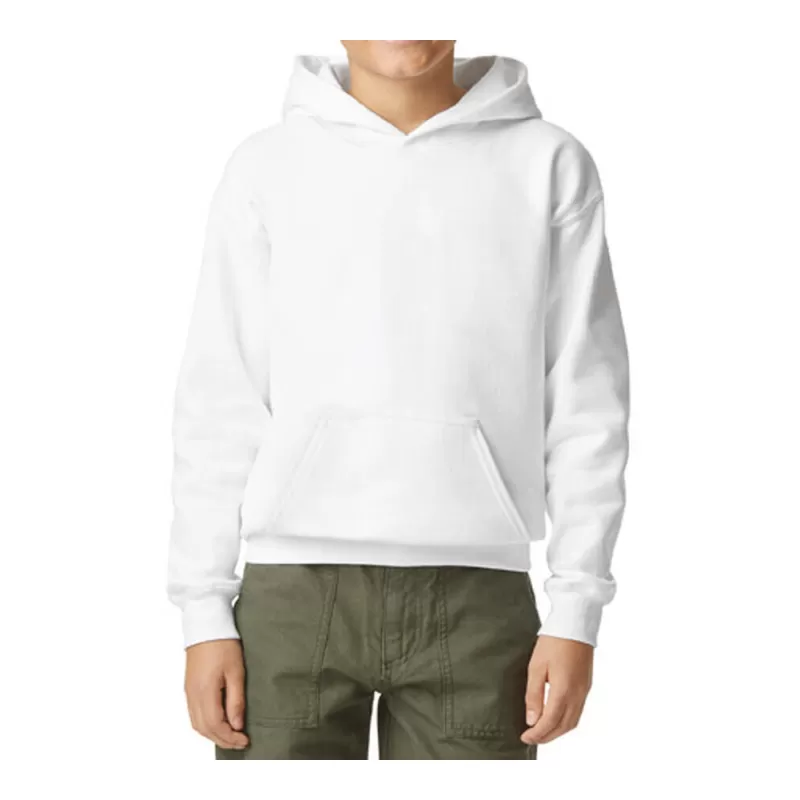 Sweat capuche enfant Midweight, capuche doublée, en coton ringspun, 285 g/m²
