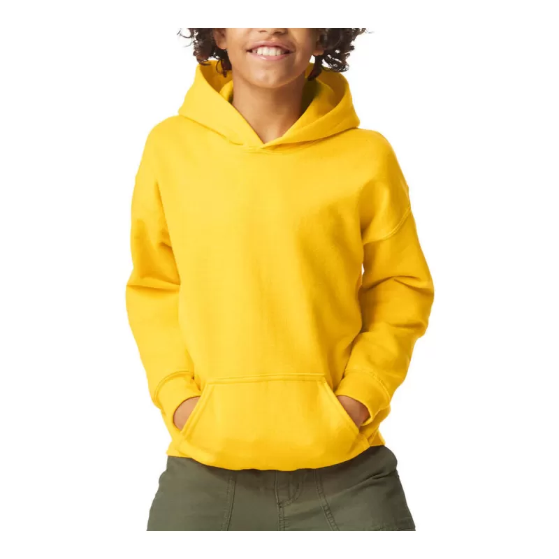 Sweat capuche enfant Midweight, capuche doublée, en coton ringspun, 285 g/m²