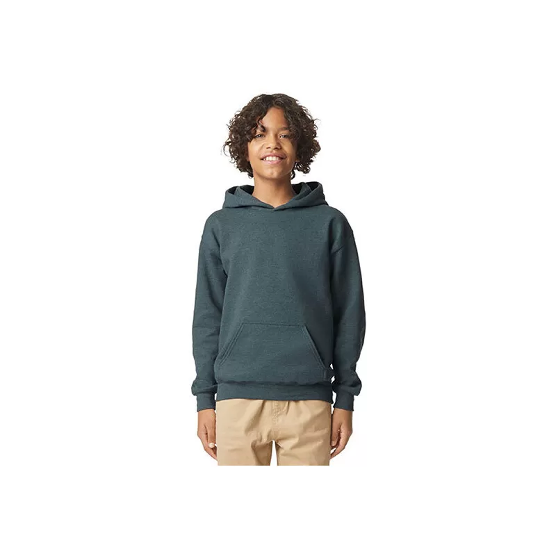 Sweat capuche enfant Midweight, capuche doublée, en coton ringspun, 285 g/m²