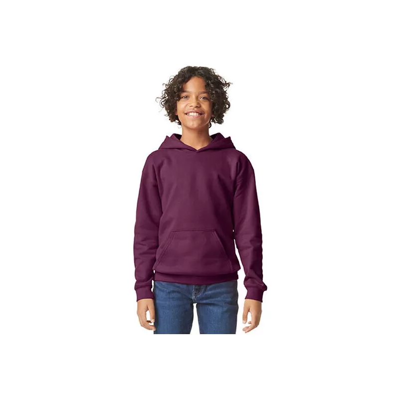 Sweat capuche enfant Midweight, capuche doublée, en coton ringspun, 285 g/m²