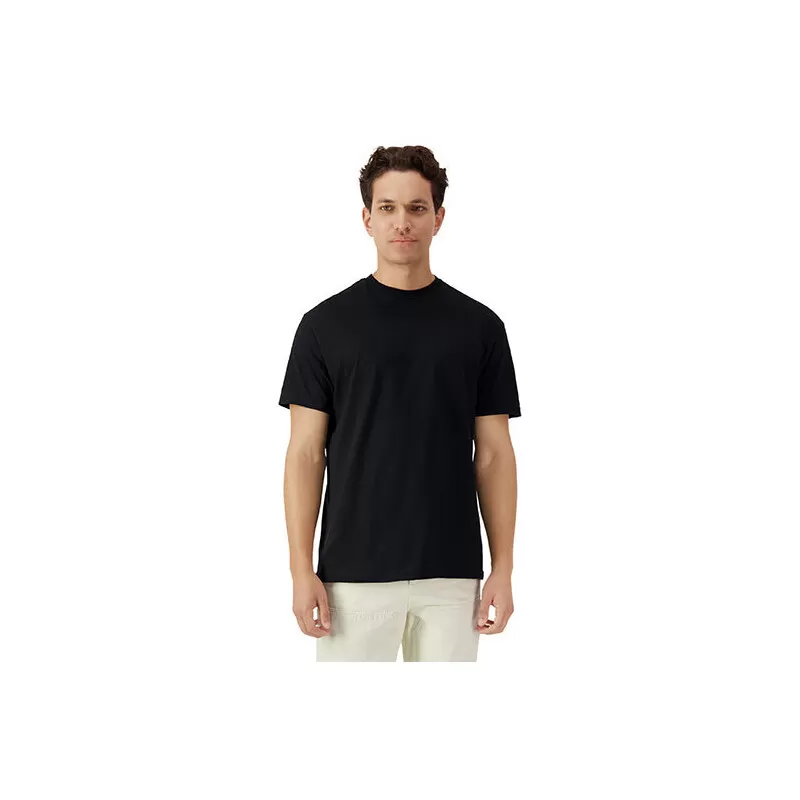 T-shirt adulte col rond manches courtes en coton léger, coupe droite moderne, 150 g/m²