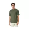 T-shirt adulte col rond manches courtes en coton léger, coupe droite moderne, 150 g/m²