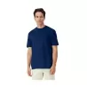 T-shirt adulte col rond manches courtes en coton léger, coupe droite moderne, 150 g/m²