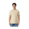 T-shirt adulte col rond manches courtes en coton léger, coupe droite moderne, 150 g/m²