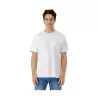 T-shirt adulte col rond manches courtes en coton léger, coupe droite moderne, 150 g/m²