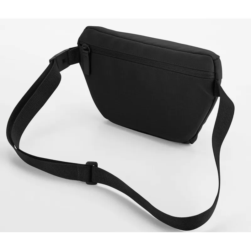 Sac banane réglable en polyester recyclé déperlant, poche arrière zippée