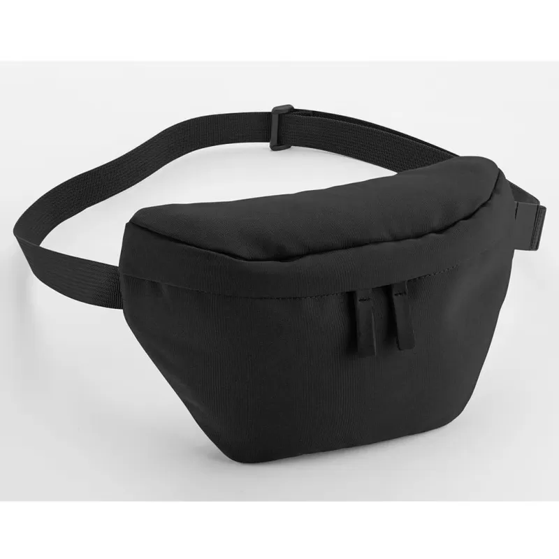 Sac banane réglable en polyester recyclé déperlant, poche arrière zippée