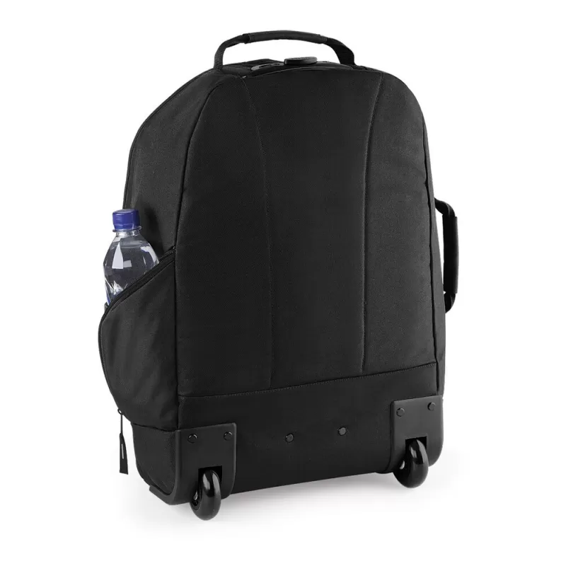 Sac avec roulettes polyester 600D, poignée rétractable, compartiment central, 32 litres