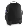 Sac avec roulettes polyester 600D, poignée rétractable, compartiment central, 32 litres