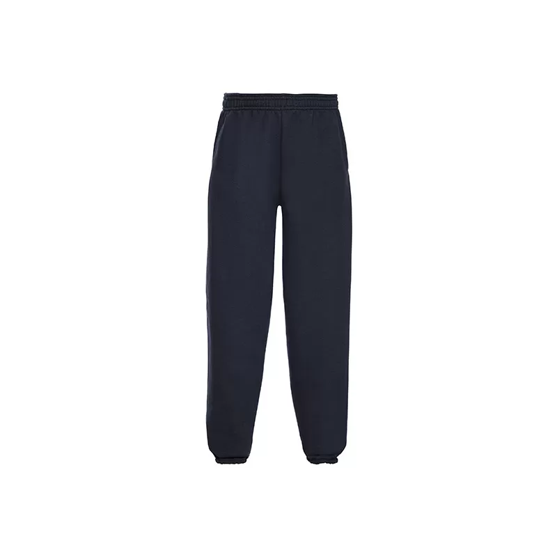 Pantalon de survêtement enfant, ceinture et chevilles élastiquées, poches, 295 g/m²