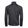 Veste polaire stretch ajustée en polyester, col montant, poches zippées, 235 g/m²