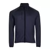 Veste polaire stretch ajustée en polyester, col montant, poches zippées, 235 g/m²