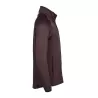 Veste polaire stretch ajustée en polyester, col montant, poches zippées, 235 g/m²