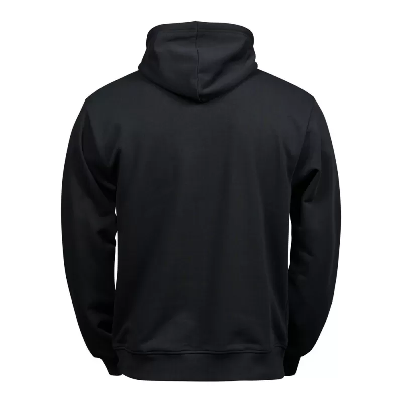 Sweat à capuche enfant en coton biologique et polyester, intérieur brossé, 280 g/m²