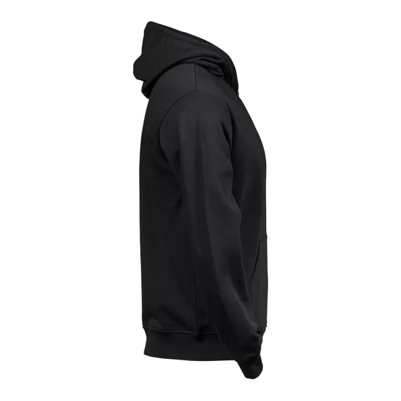 Sweat à capuche enfant en coton biologique et polyester, intérieur brossé, 280 g/m²