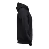 Sweat à capuche enfant en coton biologique et polyester, intérieur brossé, 280 g/m²